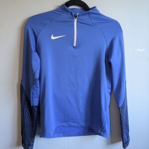 Nike Dri-FIT Blue Quarter-Zip Top